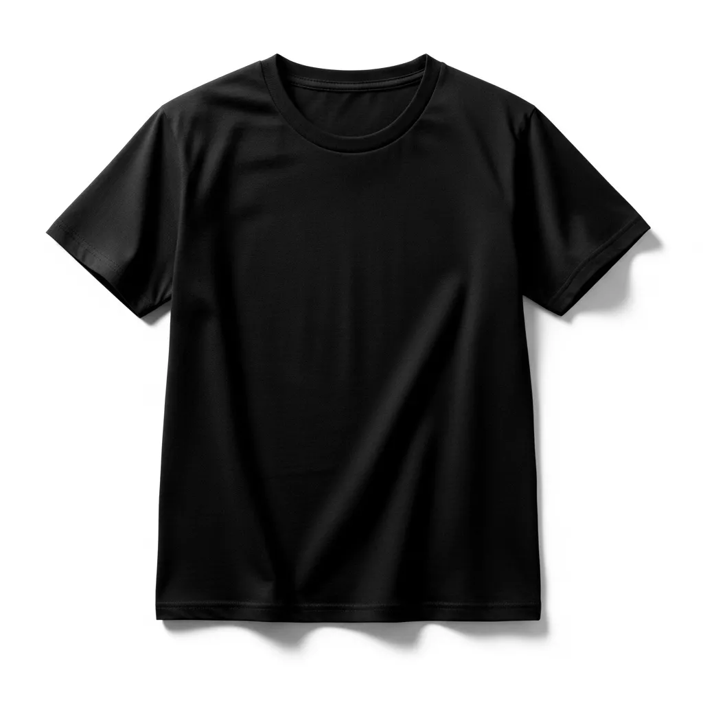 Black Heavy Cotton Youth T-Shirt