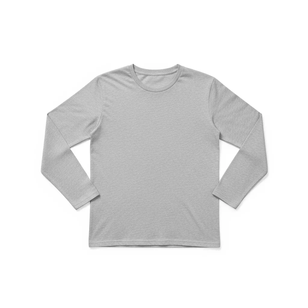Gray Heavyweight Long Sleeve T-Shirt