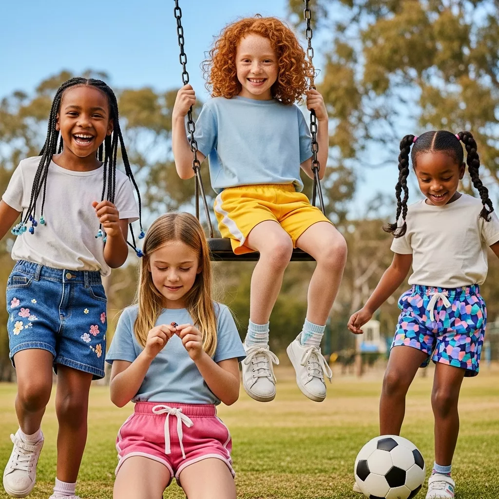 Kids Girls Shorts