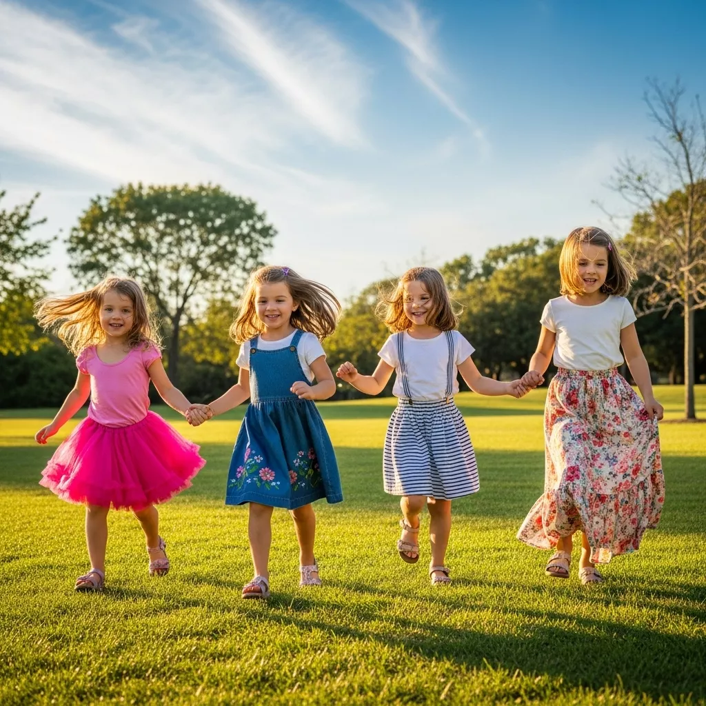 Kids Girls Skirts