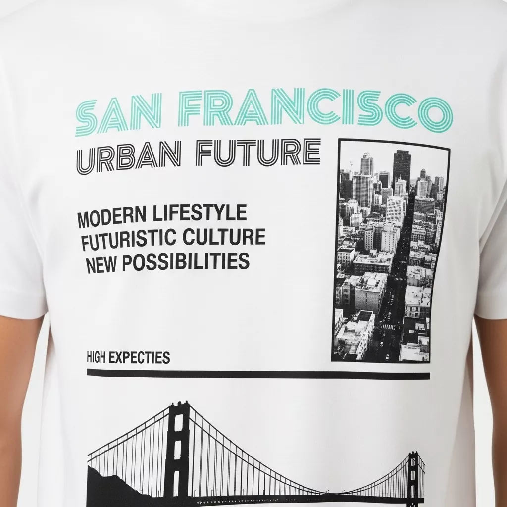 White Graphic T-shirts