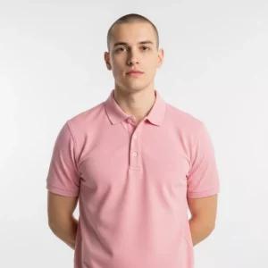 Light Pink Polo Solids T-shirt