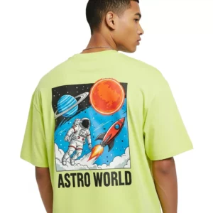 Light Green Graphic T-shirts