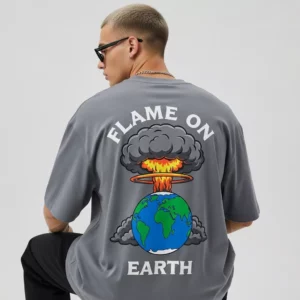 Grey Graphic T-shirts