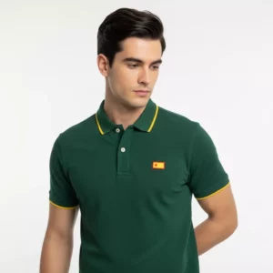 Green Polo Solids T-shirt