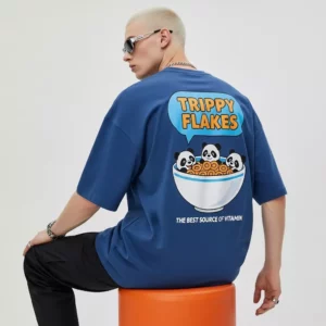 Dark Blue Graphic T-shirts