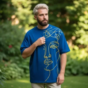 Blue Oversize T-shirt