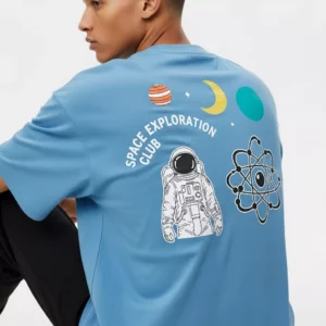 Blue Graphic T-shirts