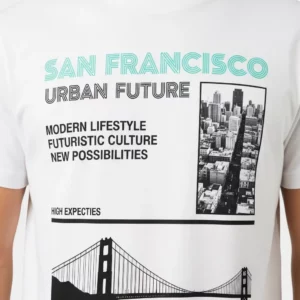 White Graphic T-shirts