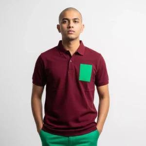 Red Polo Solids T-shirt