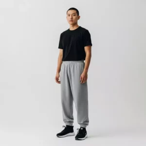 Gray men’s track pants