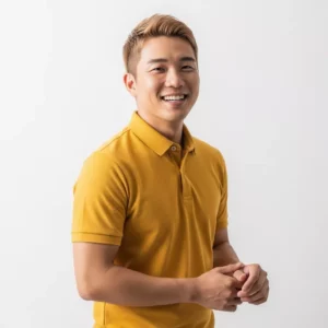 Yellow Polo Solids T-shirt