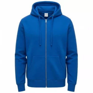 Blue Hooded Sweatshirt