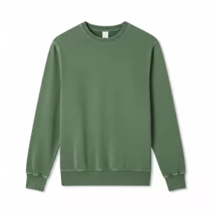 Green Fleece Crewneck Sweatshirt