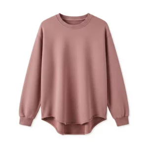 Pink Fleece Crewneck Sweatshirt