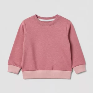 Pink French Terry Crew