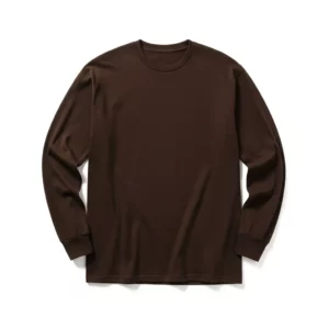 Brown Heavyweight Long Sleeve Tee
