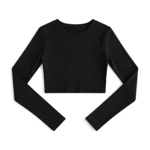 Women’s Micro Rib Long Sleeve Baby Tee