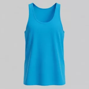 Blue Unisex Jersey Tank