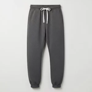Gray Sponge Fleece Jogger Sweatpants
