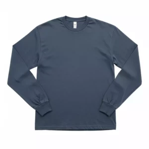 Dark Blue Heavyweight Long Sleeve Tee