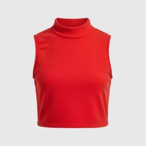 Red Women’s Cropped Fleece