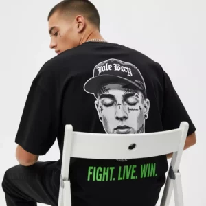 Black Graphic T-shirts