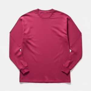Dark pink Heavyweight Long Sleeve Tee
