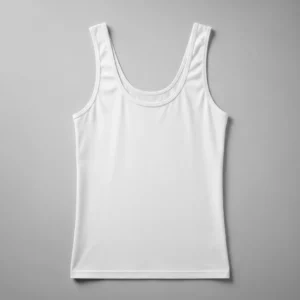White Men Jersey Tank